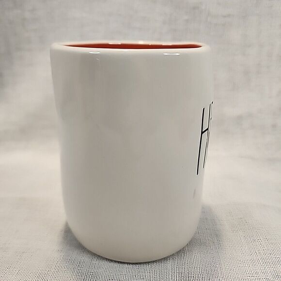 Rae Dunn Mug HELLO Artisan Collection by Magenta White / Orange Fall Mug - Picture 8 of 16